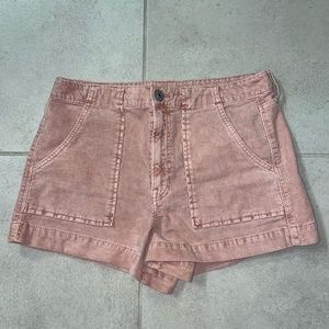 Pink high waisted Corduroy shorts size 8